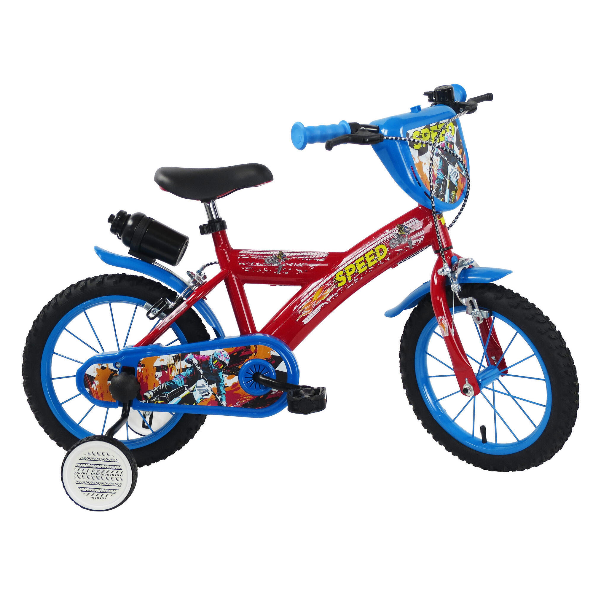 Bicicleta SCH Speed 14” para crianças com acessórios