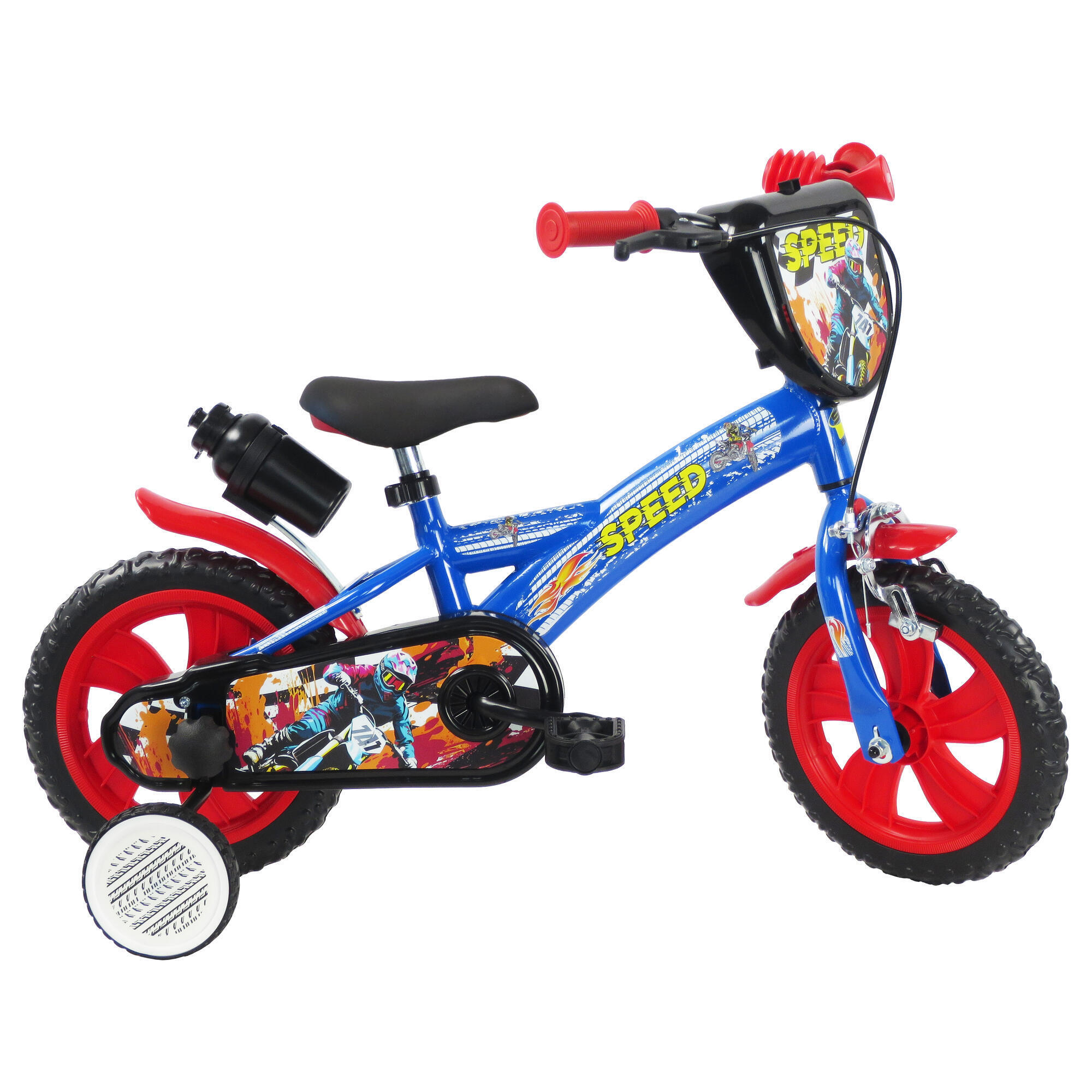 Bicicleta SCH Speed 12” para crianças com acessórios