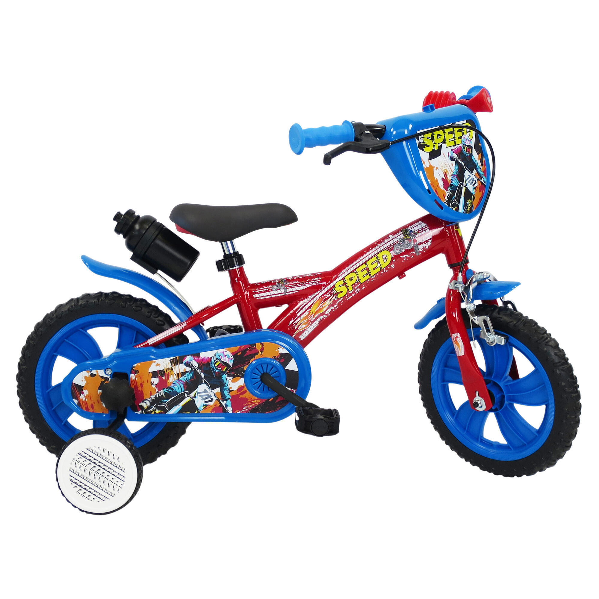 Bicicleta SCH Speed 12” para crianças com acessórios