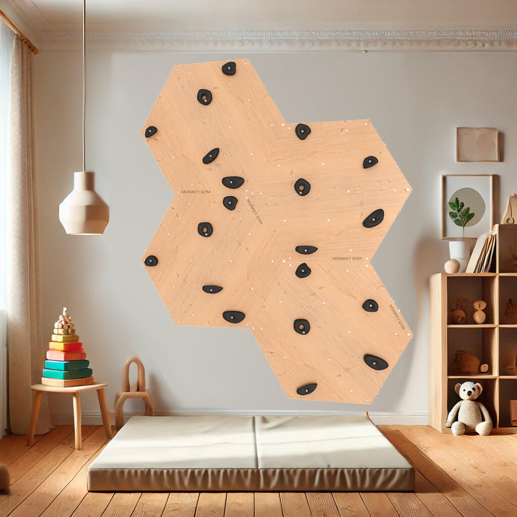 Mur d’Escalade Hexagonal – Lot de 4 Panneaux 2/7