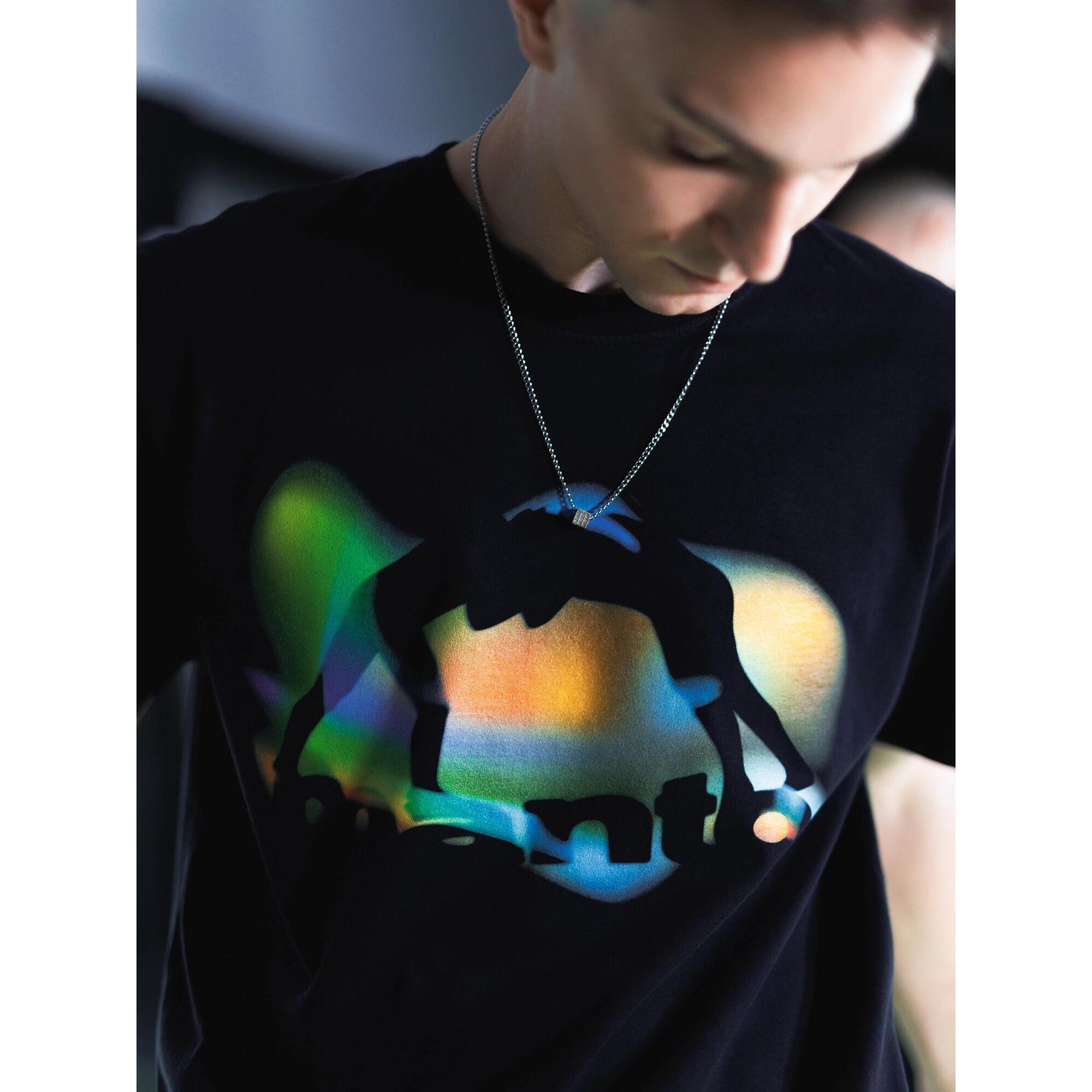 Manto - T-shirt Réflexion Manto - Maillot Manches Courtes - Noir - 36 Xs - Decathlon