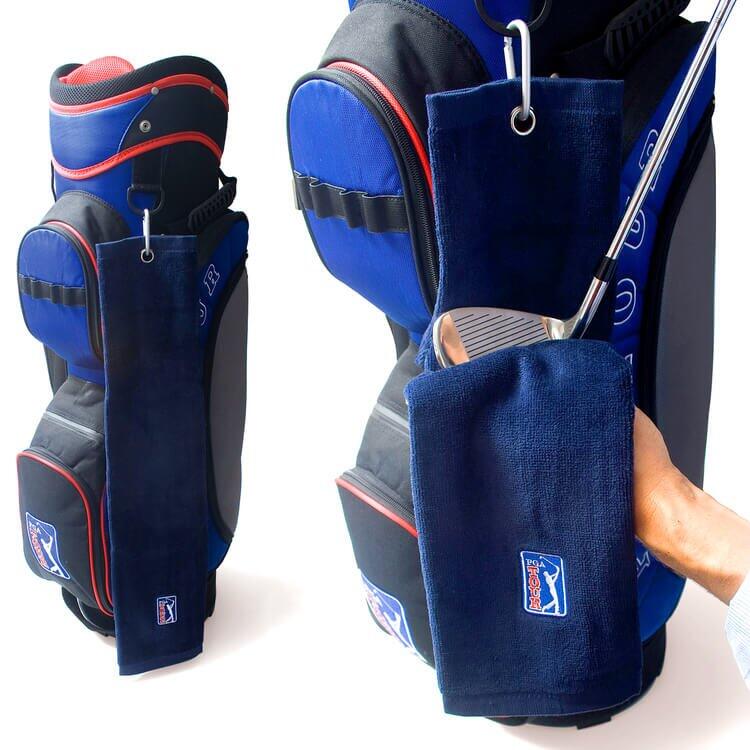 PGA TOUR Golf Towel and Brush Set