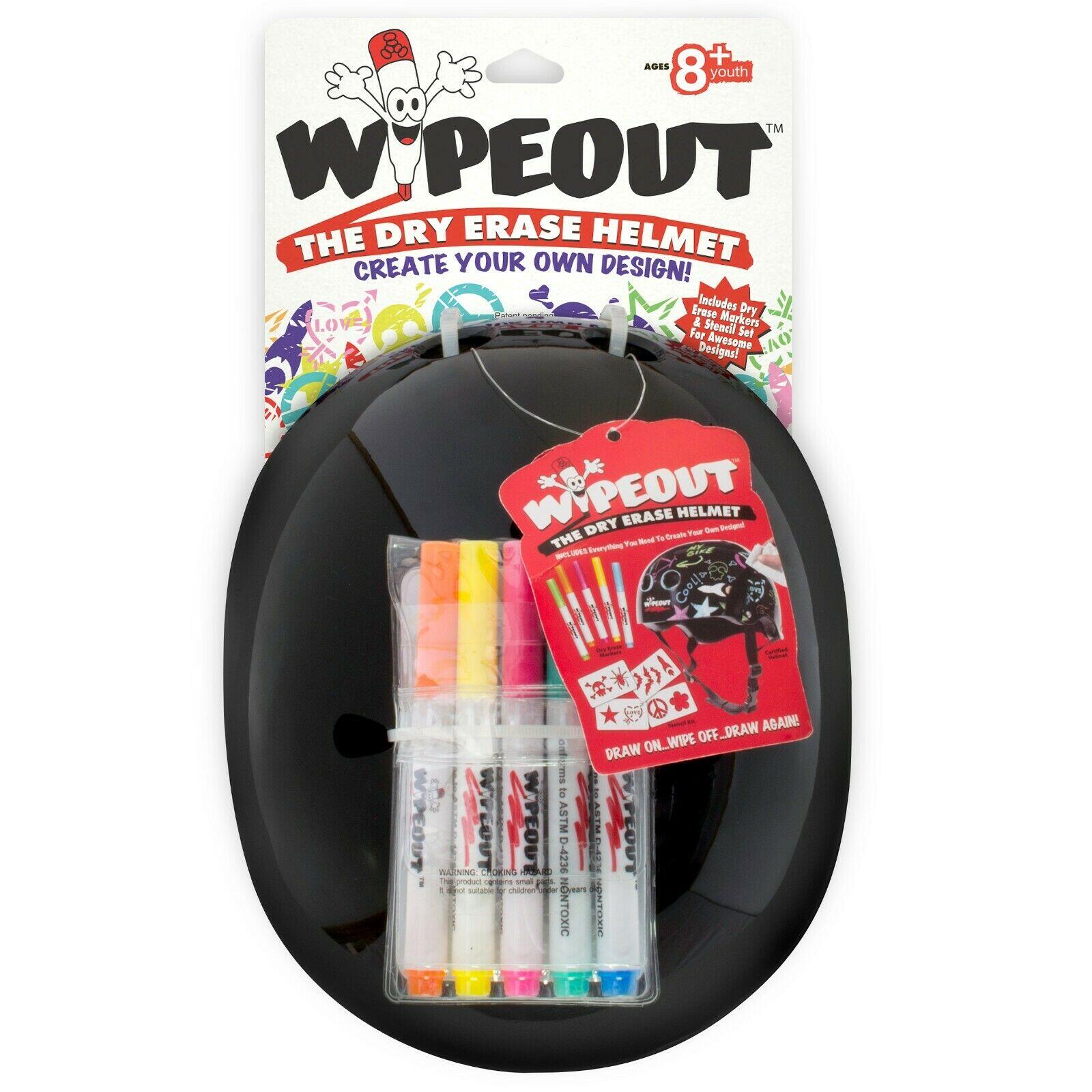 Casque Wipeout - Créez vos propres designs - Noir 8+ 2/5