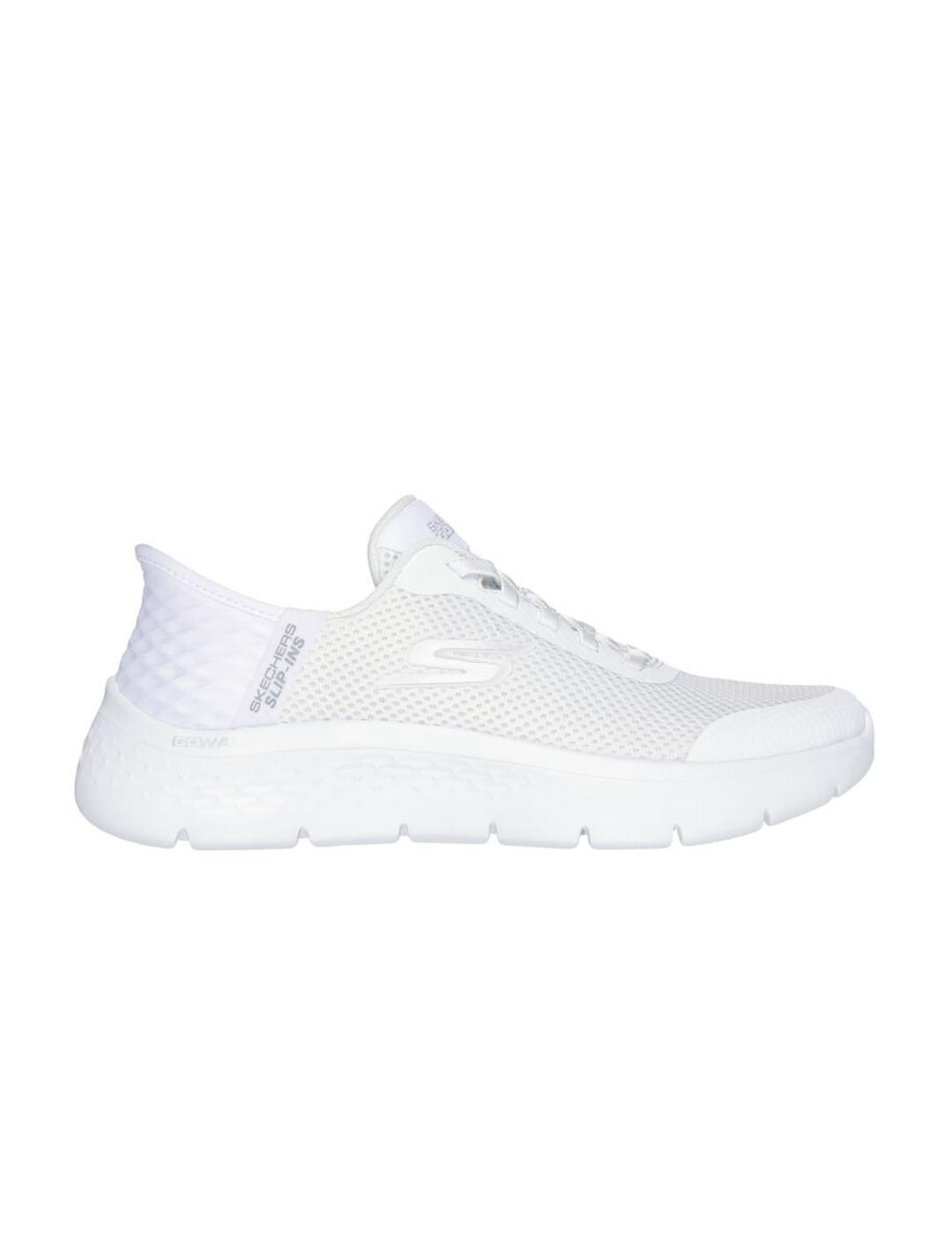 Chaussures pour femme Skechers Go walk blanc 3/5