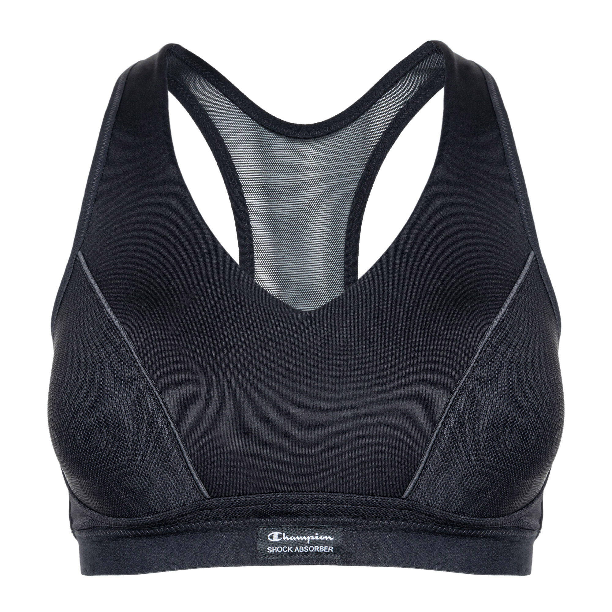 Shock Absorber - Soutien-gorge D'Entraînement Sportif Rembourré Shock Absorber - Brassière - Gris|noir - 85d - Decathlon
