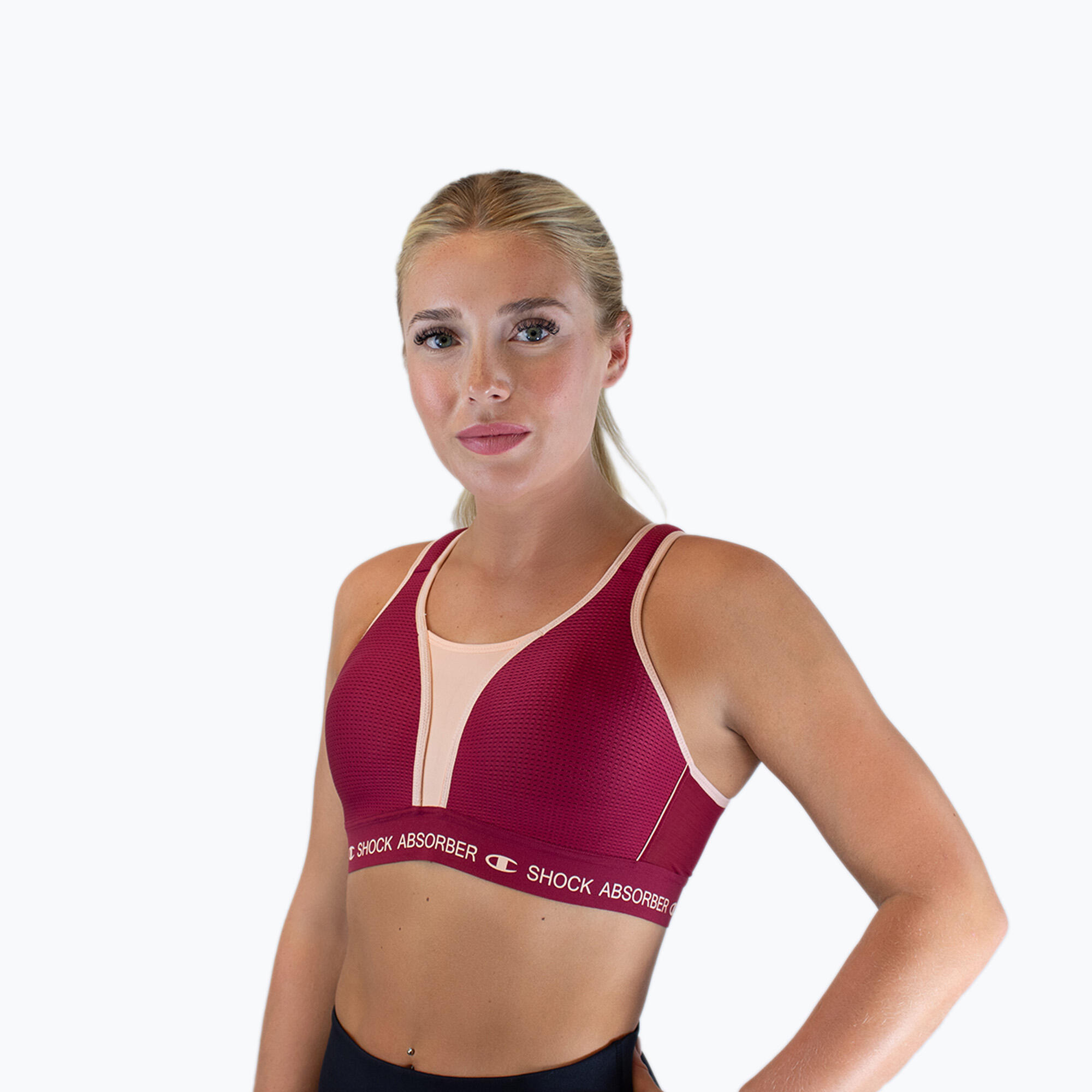 Brassière Champion x Shock Absorber Ultimate Bordeaux 2/4