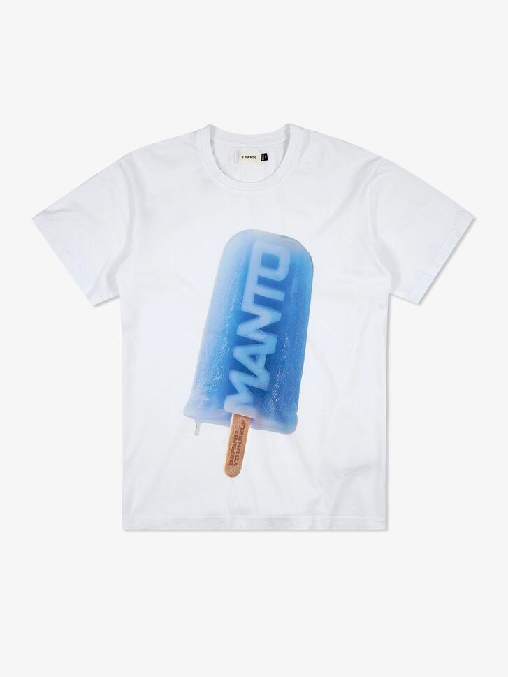 Koszulka sportowa MANTO Ice cream z krótkim rękawem