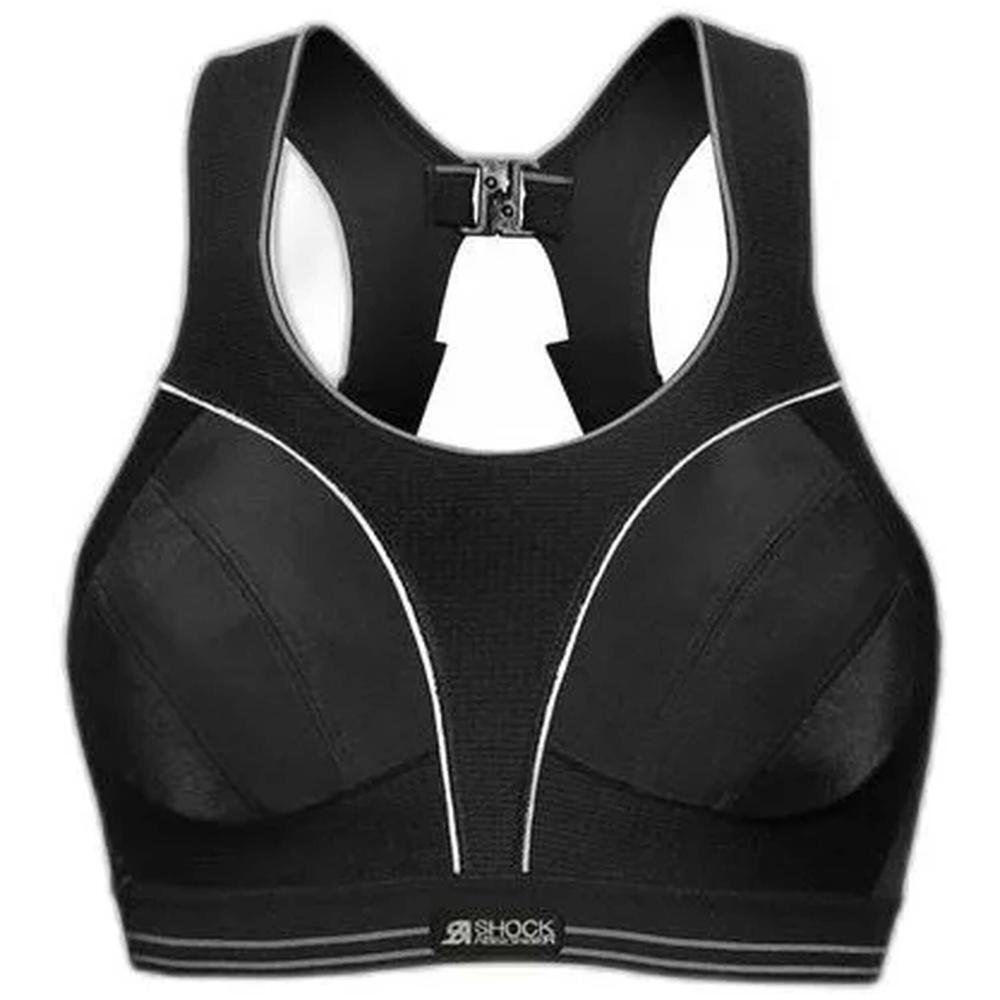 Shock Absorber  Ultimate Run Bra - Black/Silver