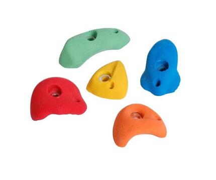 Bunte Klettergriffe M, 5 Stk. – Für Indoor Kletterwand