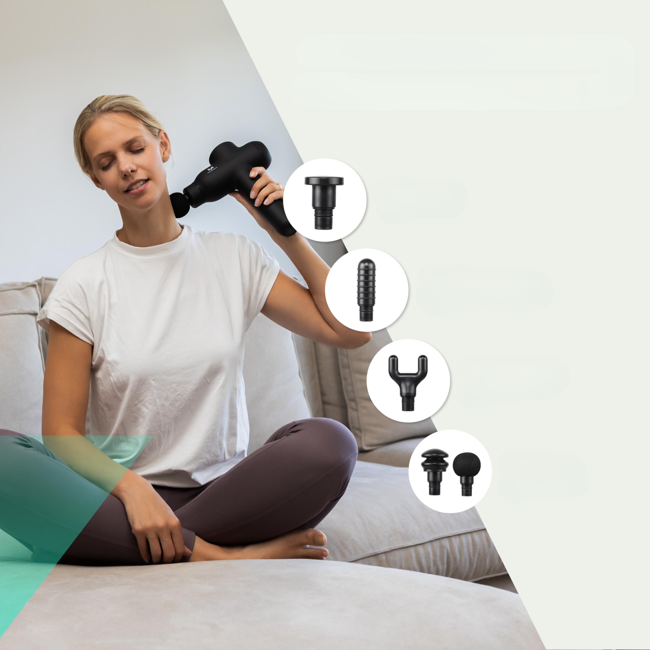 Massage Gun PRO – Sport en Relax Massage Apparaat – Incl. Standaard 6/7