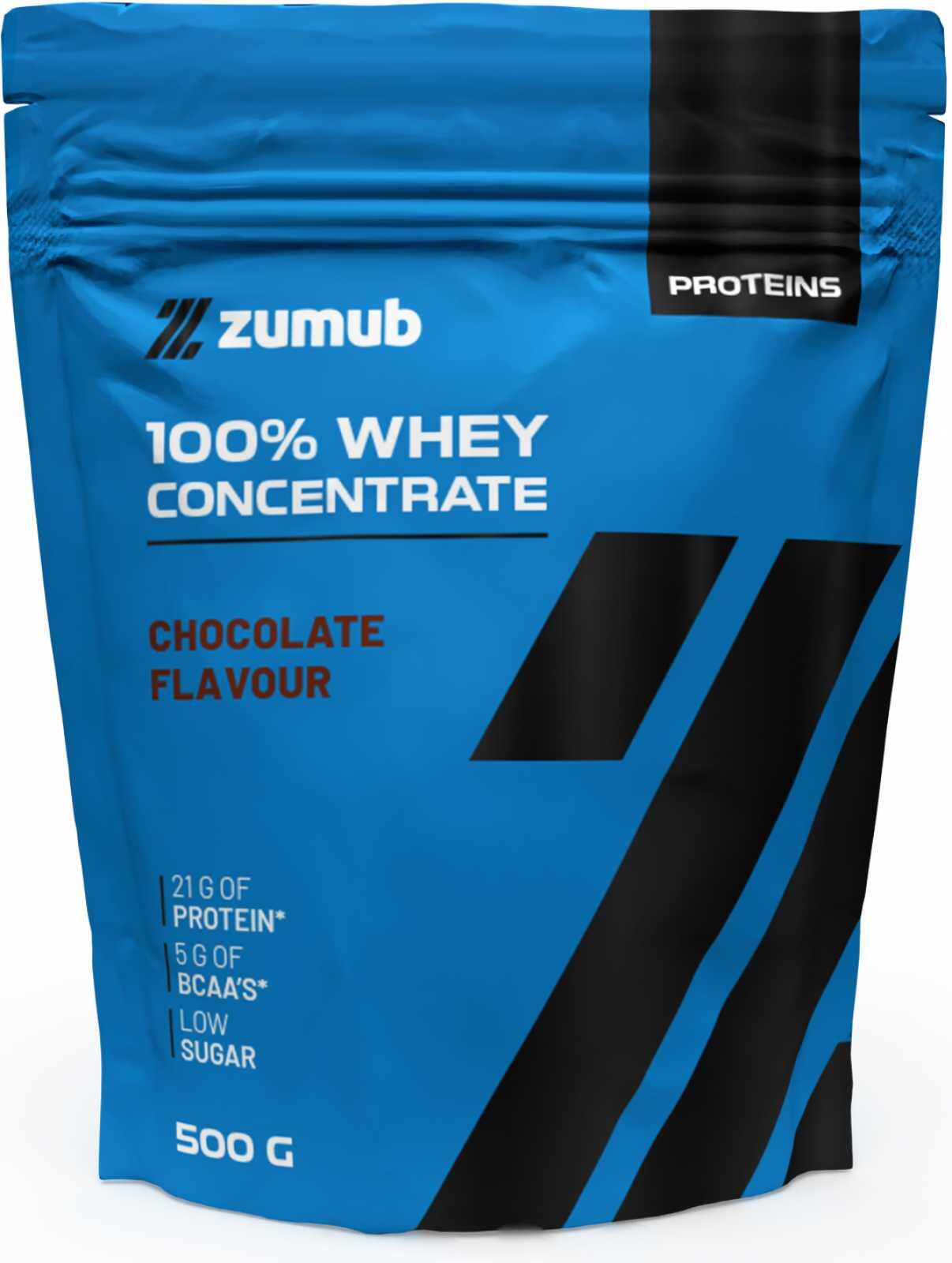 ZUMUB Zumub 100% Concentrato di Whey 500g - Cioccolato