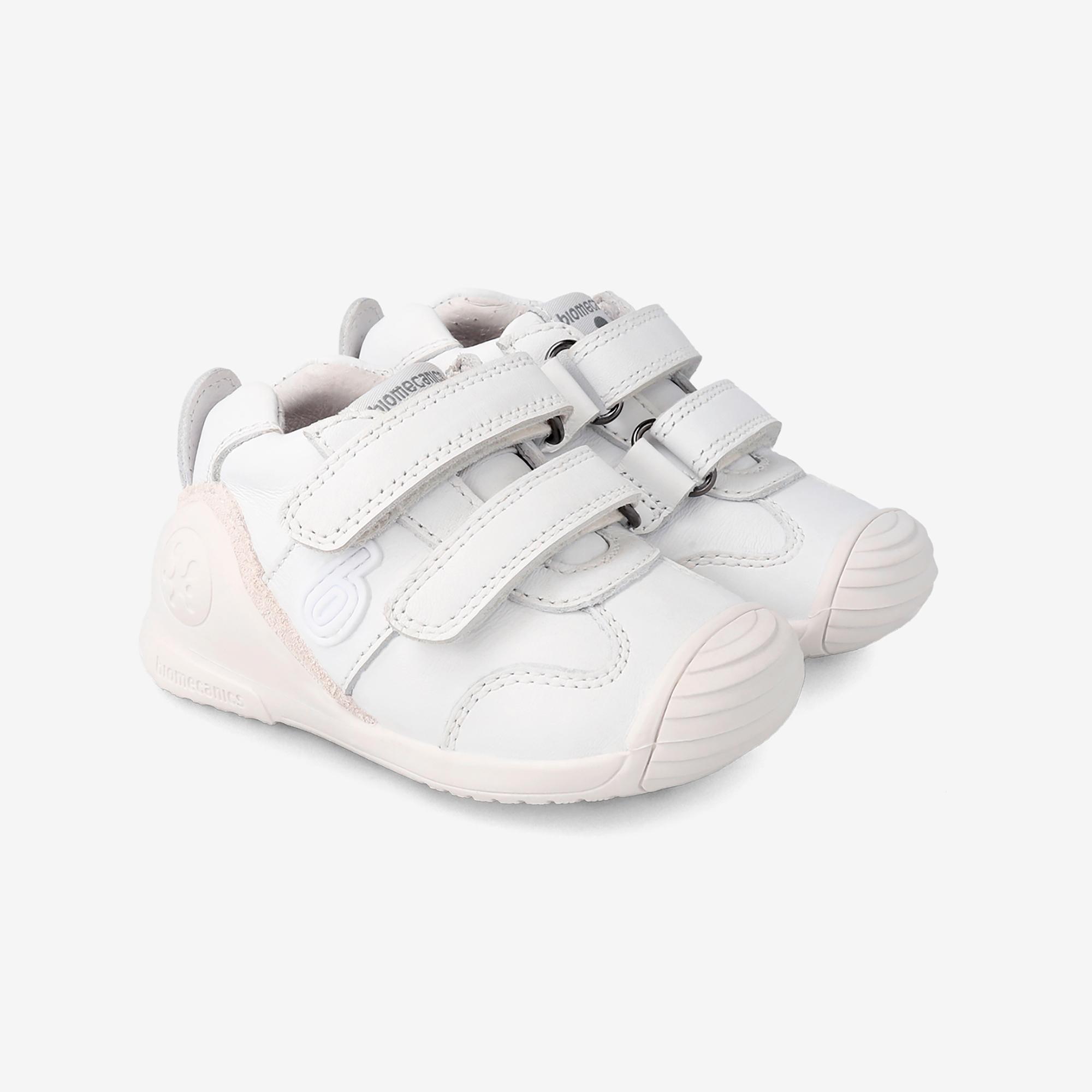 Sapatilhas Desportivas Caminhada Menina Biomecanics 221001C Branco Fecho Adesivo 2/6