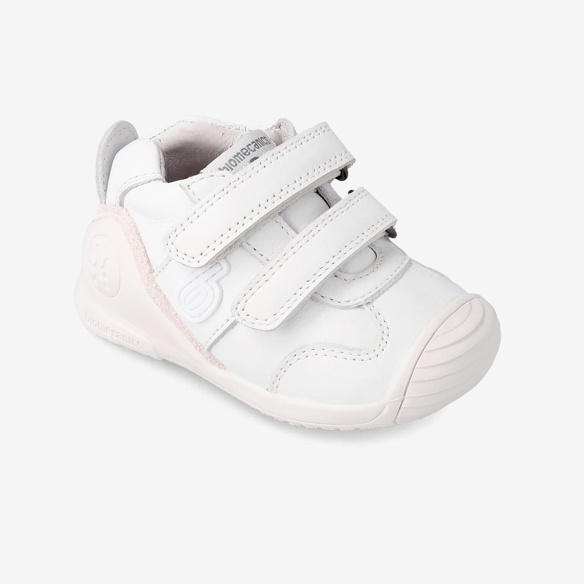 Sapatilhas Desportivas Caminhada Menina Biomecanics 221001C Branco Fecho Adesivo 4/6
