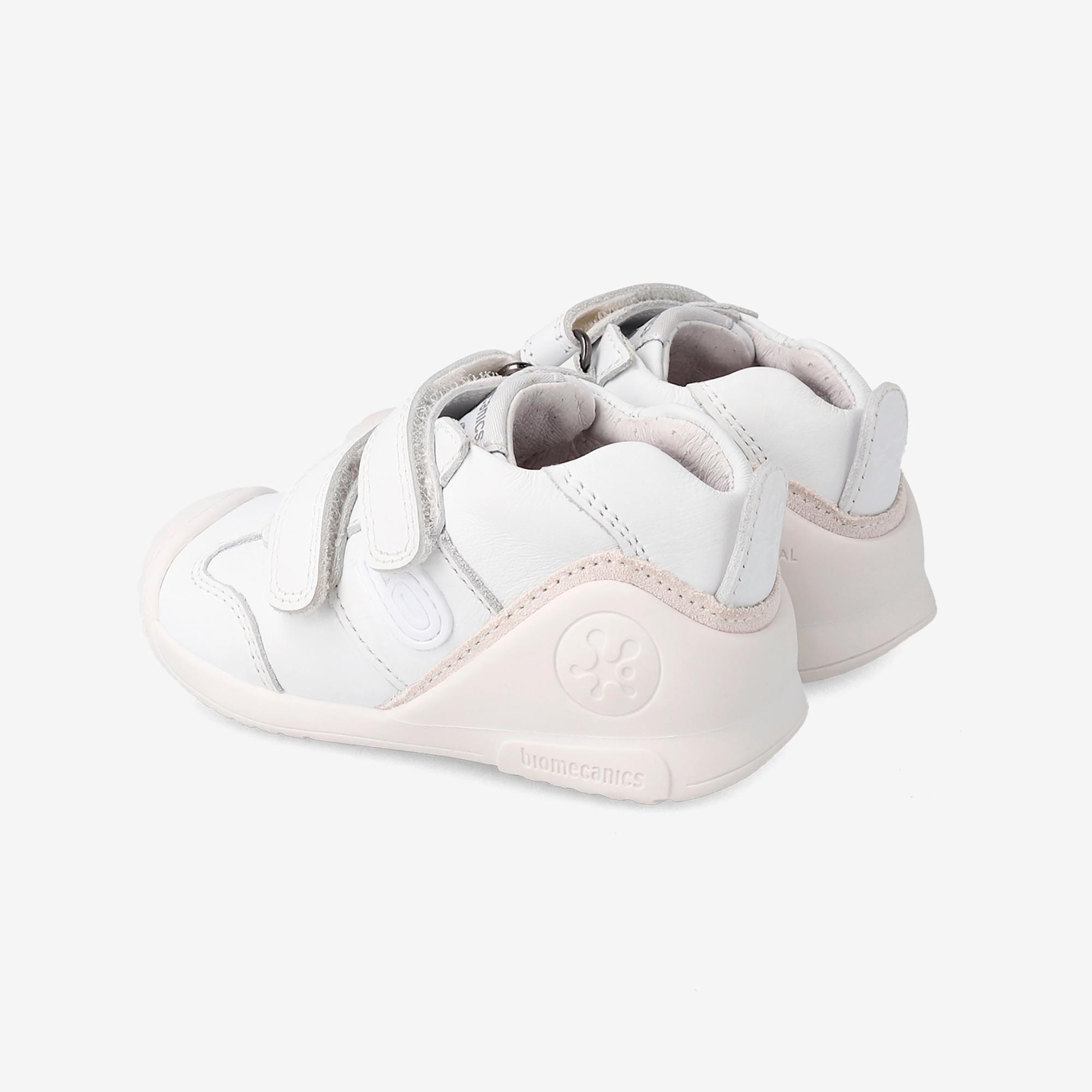 Sapatilhas Desportivas Caminhada Menina Biomecanics 221001C Branco Fecho Adesivo 3/6