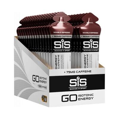 Sis go energy + caffeine gels (30x60ml) double espresso