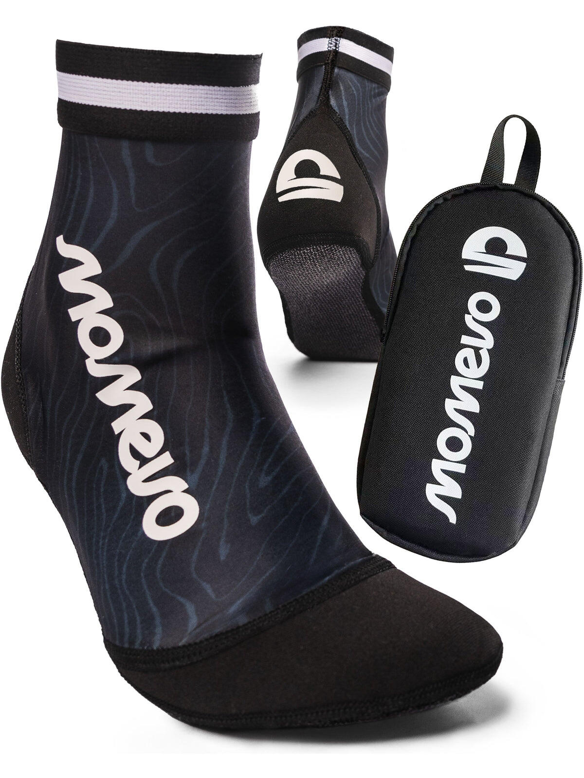 MOMEVO Beachsocken Pro - mit Kevlarsohle und Tasche - Profi Beachvolleyball Socken