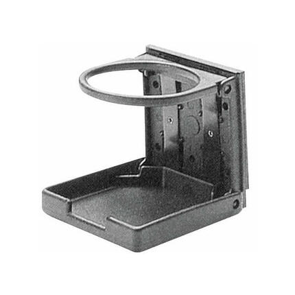 klappbarer Getränkehalter aus ABS Schwarz