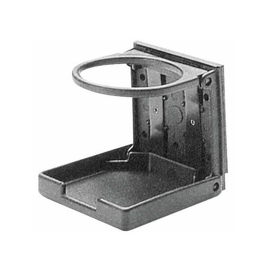 klappbarer Getränkehalter aus ABS Schwarz