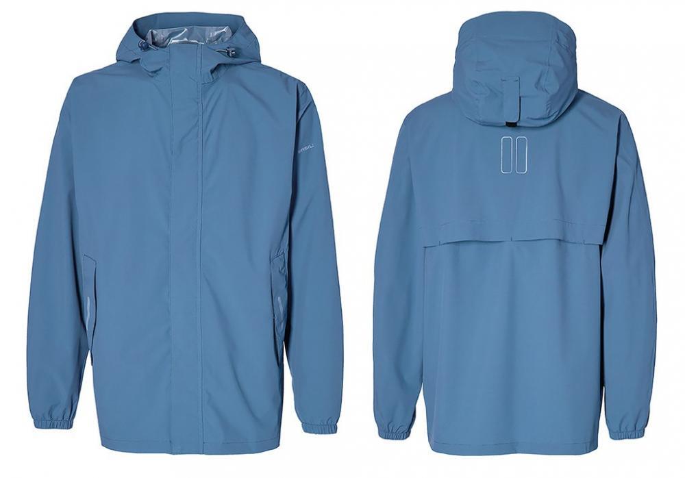 Giacca da pioggia per bicicletta Hoga unisex, blu horizon 3/3