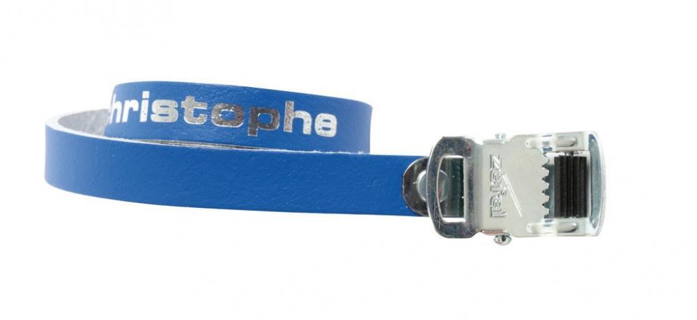 Courroies Zéfal Christophe Leather Toe-Straps Cuir Bleu 2/3