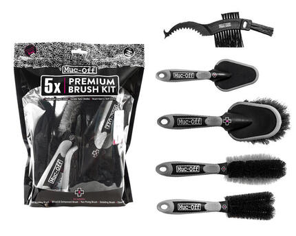 Kit de 5 brosses de nettoyage vélo