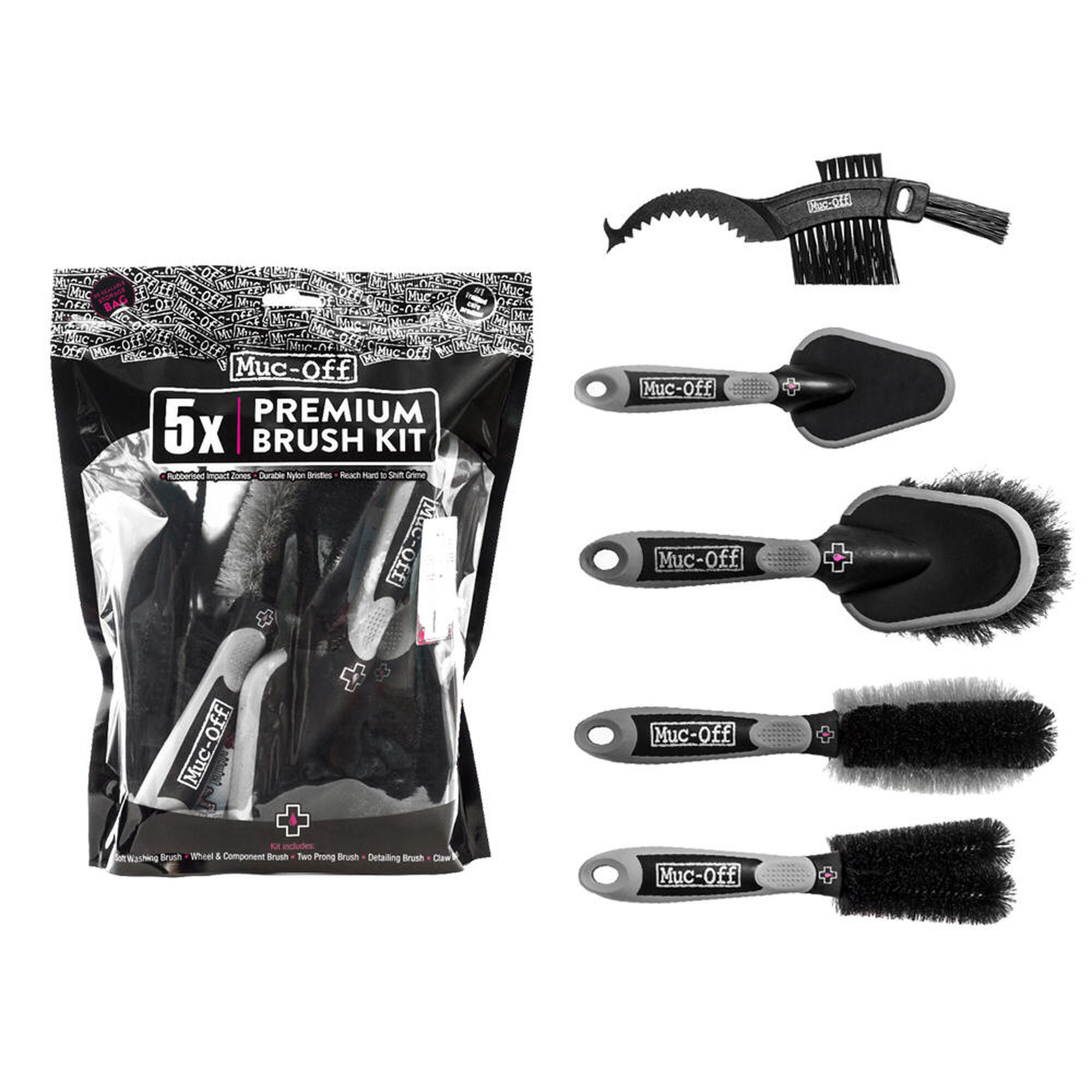 Kit de 5 escovas limpeza de Bicicletas