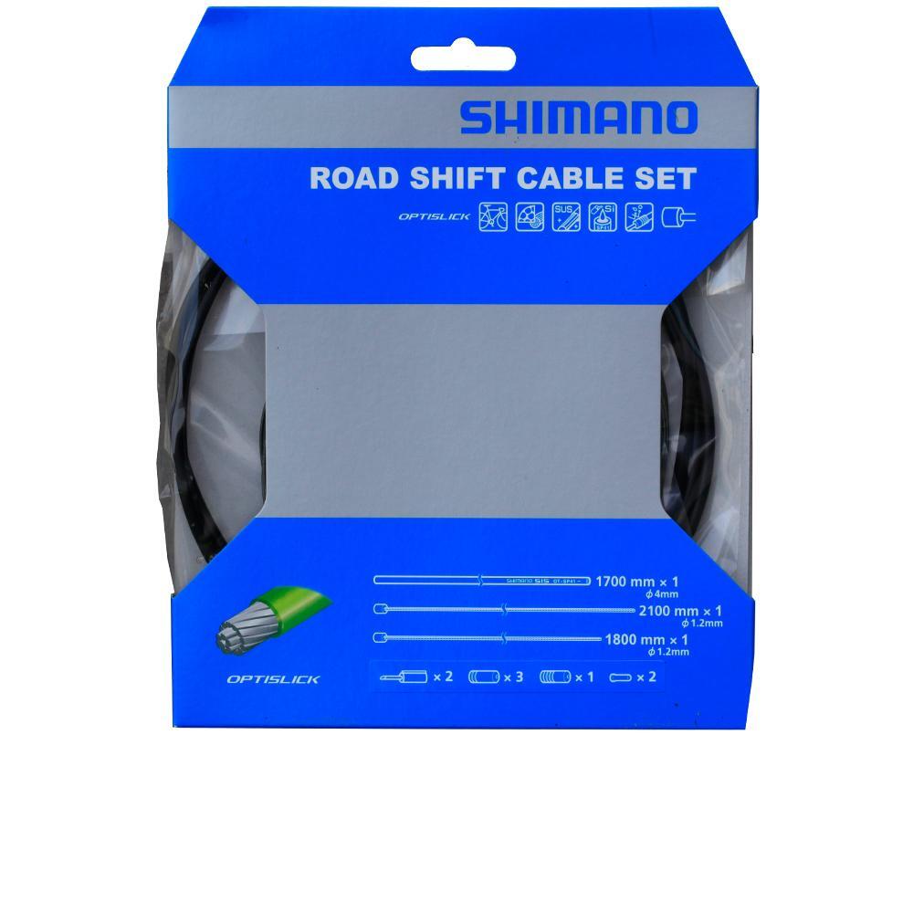 Kit Guaine E Cavi Cambio Shimano OPTISLICK &ndash; Per Bici Da Strada, Colori Vari