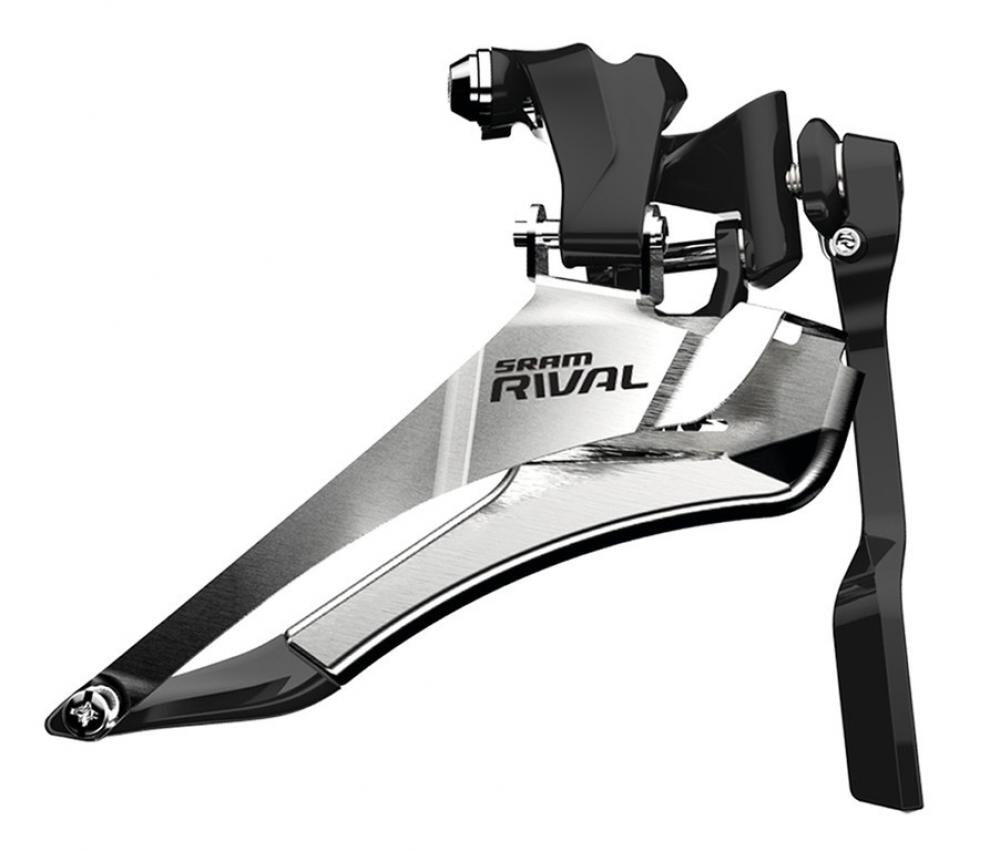 Descarrilhador de estrada Sram Rival22 Braze-On Yaw/Chain Spotter 3/3