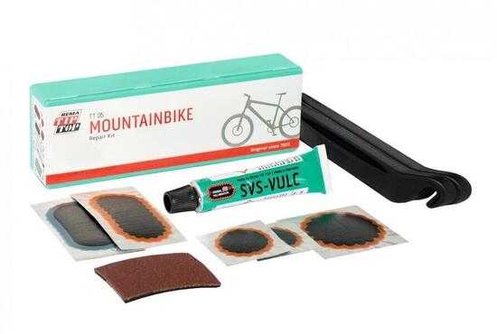 Kit per la riparazione di camere d'aria MTB con attrezzi - scatola Tip Top Tt05