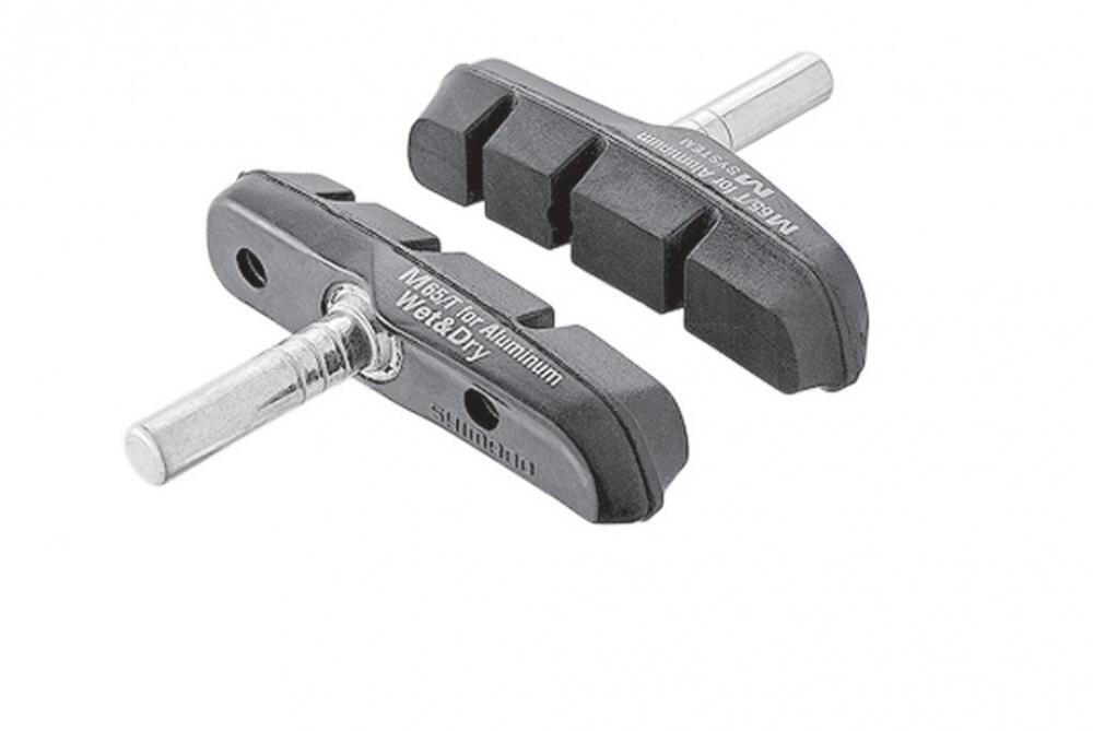 SHIMANO Pastiglie freno Shimano M65T per cantilever, gioco in coppia.