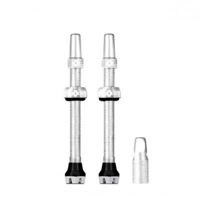 Tubeless V2 Ventiles Kit (Paar) 60 mm Silber