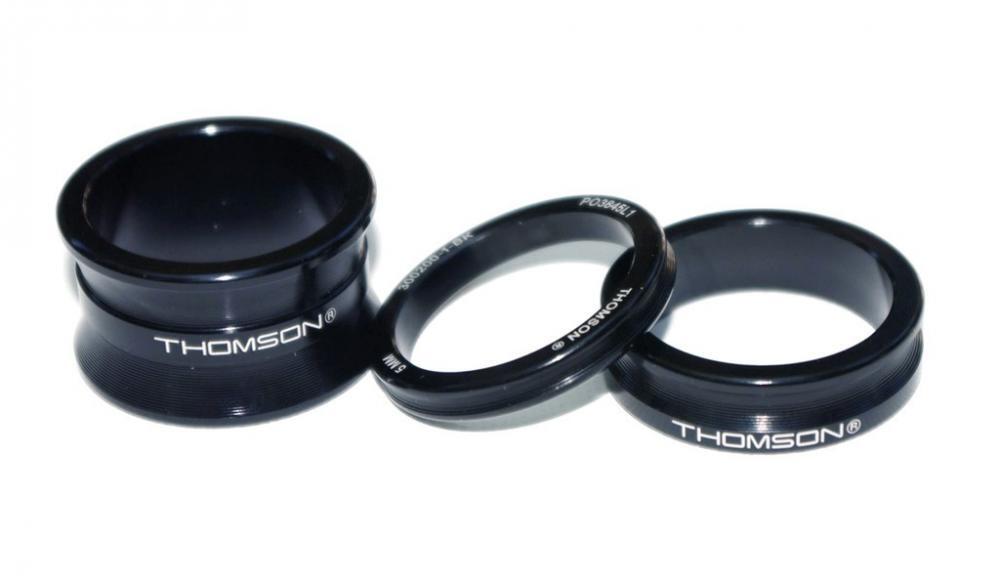 Thomson Spacer Kit schwarz, 5mm/10mm/20mm 3/3