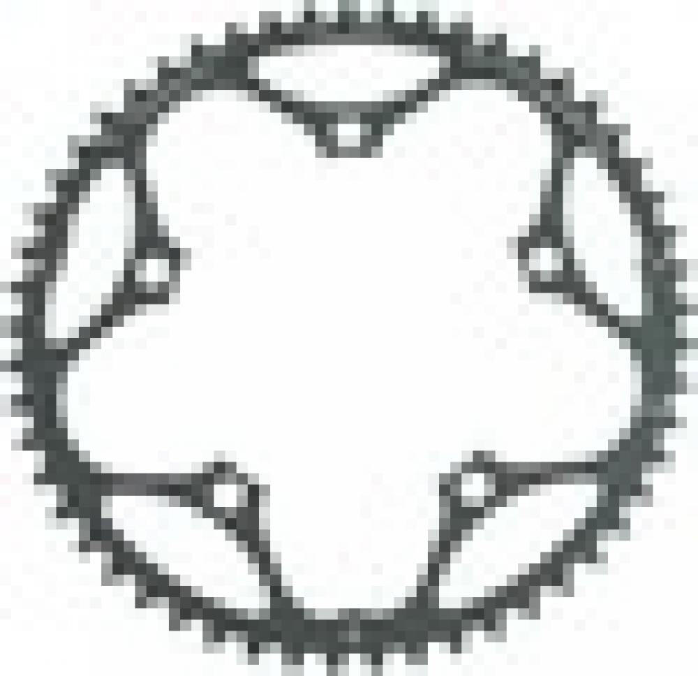 Plateau de vélo VTT - diamètre 130 mm - 51 dents 2/2