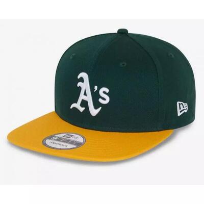 New Era Oakland Athletics MLB Essentials Green Yellow 9Fifty Snapback cap