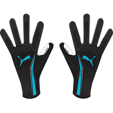 ULTRA ULTIMATE Hybrid Torwarthandschuhe Unisex PUMA Black Bright Aqua Blue