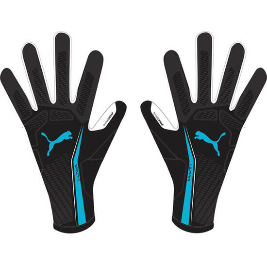 ULTRA ULTIMATE Hybrid Torwarthandschuhe Unisex PUMA Black Bright Aqua Blue