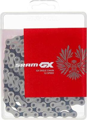 Sram gx eagle 12s chain 126 links black silver