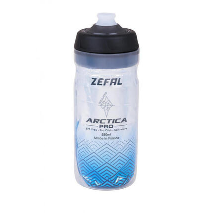 Zefal Trinkflasche Arctica Pro 55 550ml, silber/schwarz