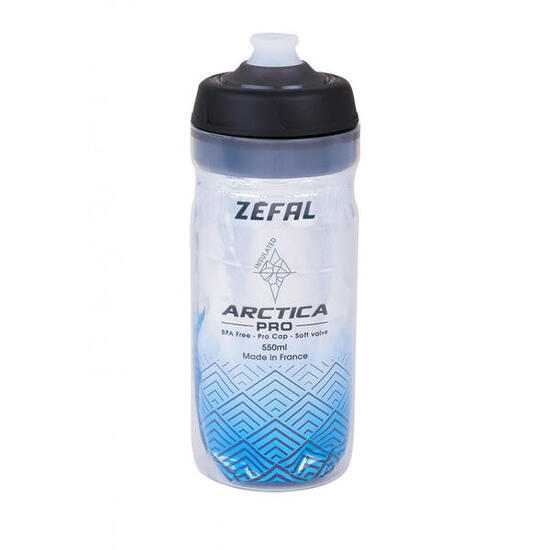 Zefal Trinkflasche Arctica Pro 55 550ml, silber/schwarz