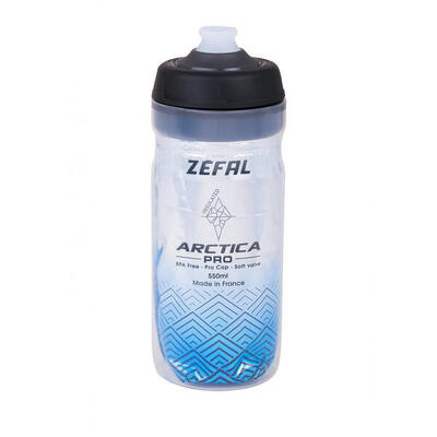 Zefal Trinkflasche Arctica Pro 55 550ml, silber/schwarz