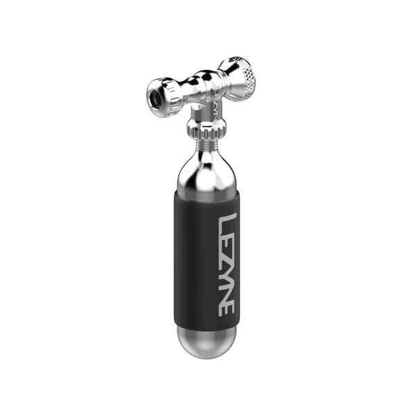 LEZYNE Pompa CO2 Control Drive CNC - argento lucido