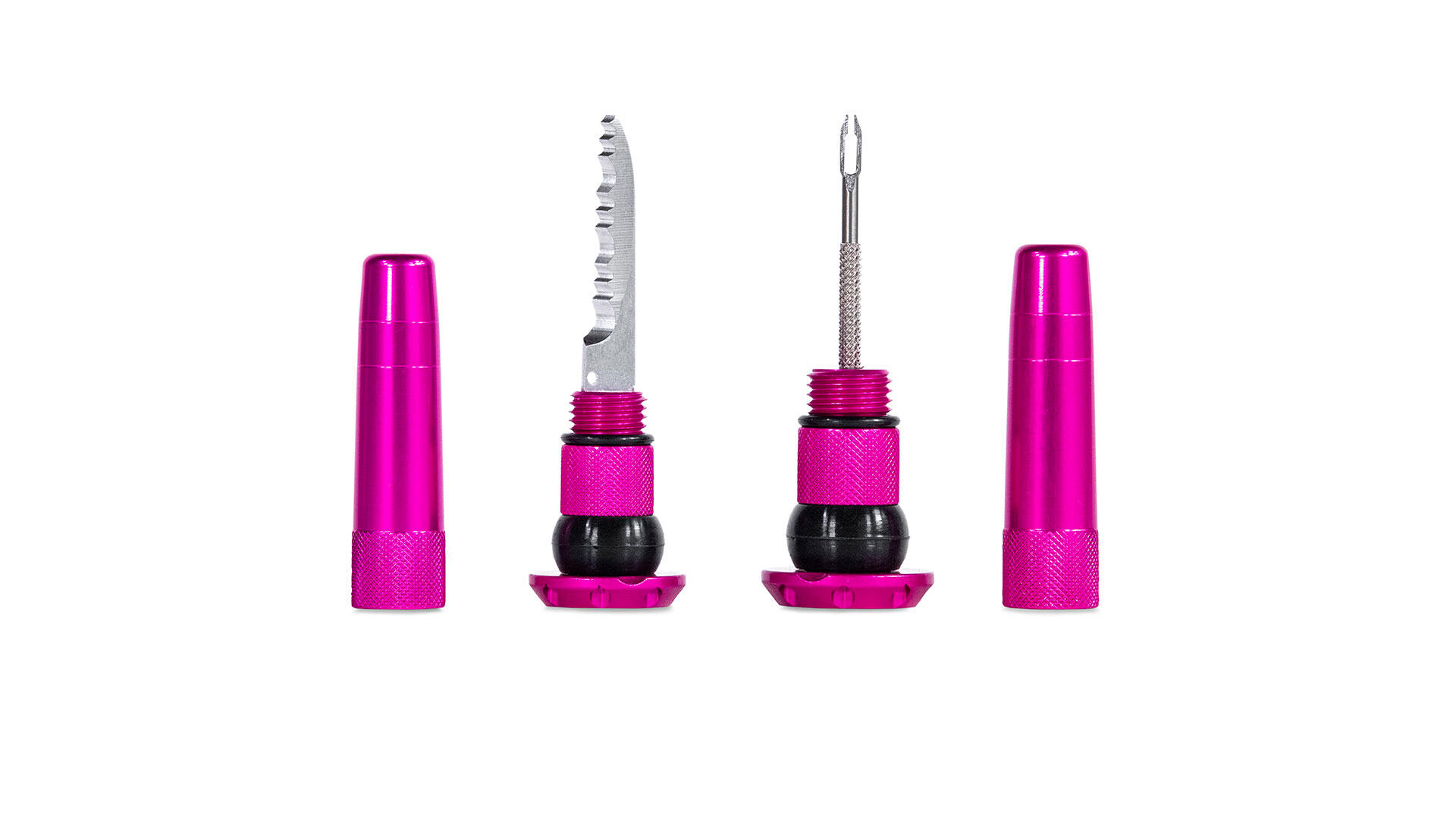 Stealth lekke binnenbandloze pluggen - roze 2/5