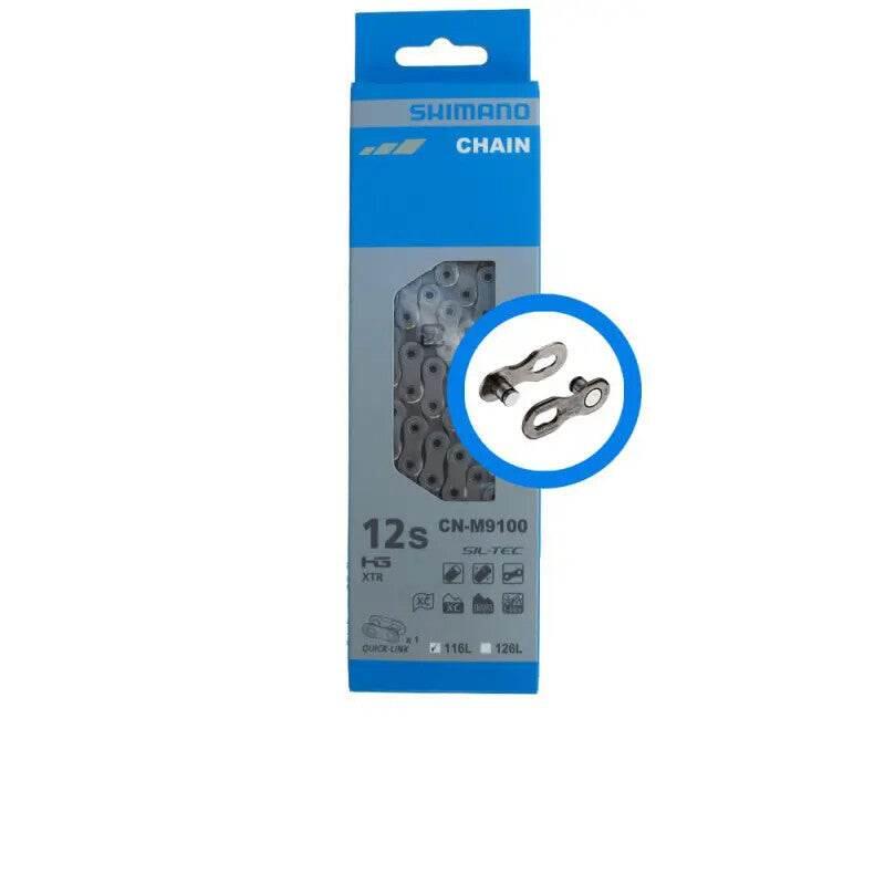 SHIMANO Chaîne XTR CN-M9100 12 vitesses 116L - CN-M9100
