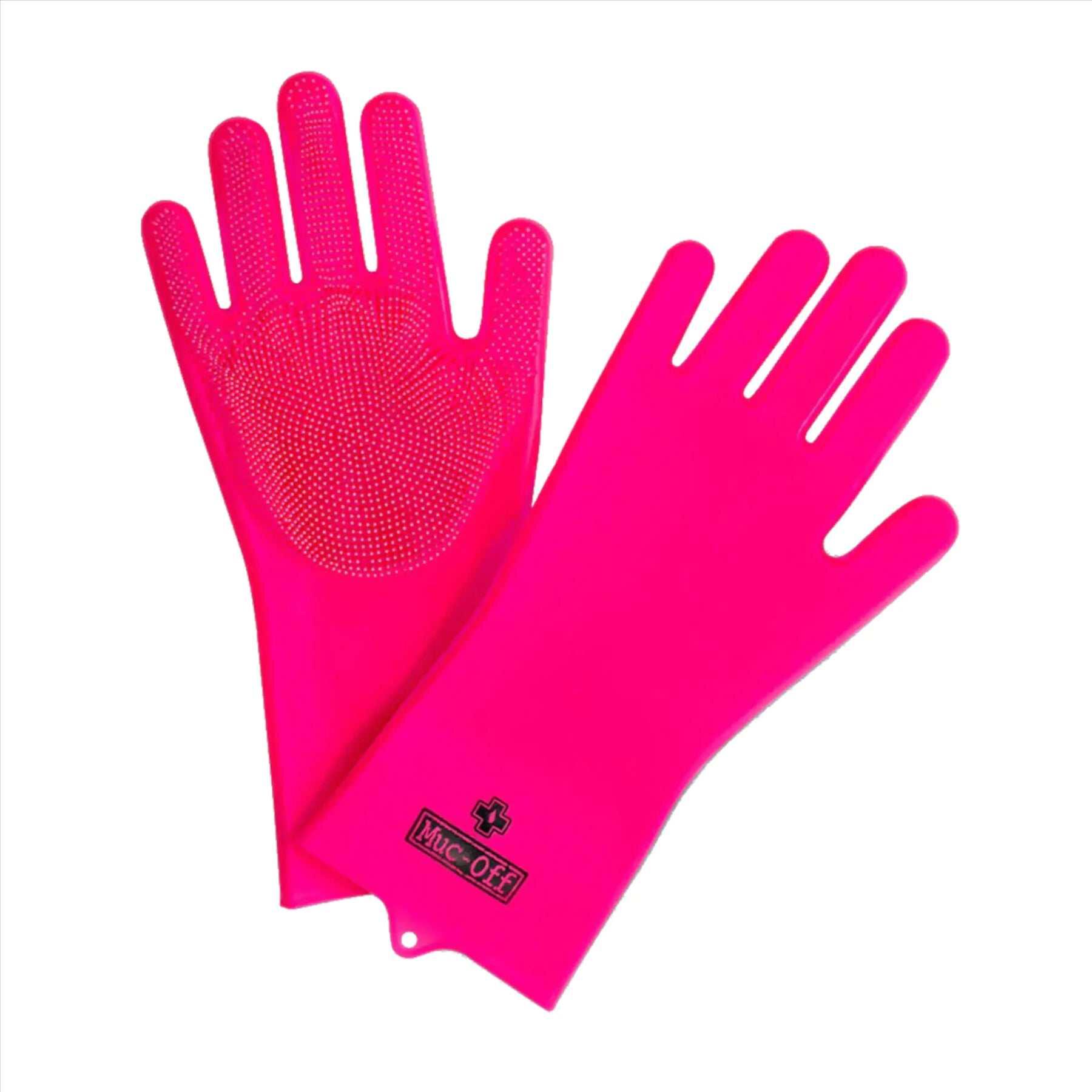 MUC-OFF Muc Off Reinigungshandschuhe Deep Scrubber, Pink