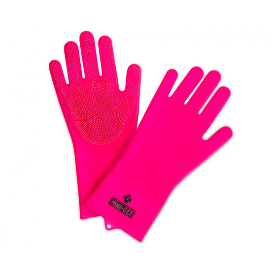 Deep Scrubber Handschuhe - pink 1/3