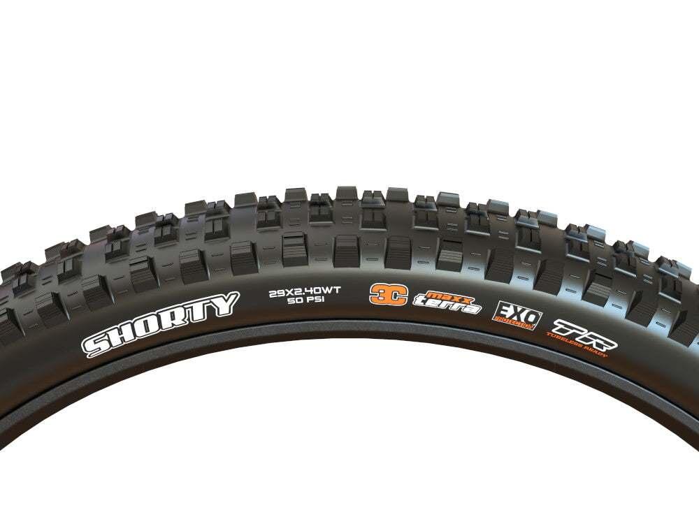 SHORTY Reifen – 29x2.40WT – tr. soft – 3C Grip / TR / DD 2/3