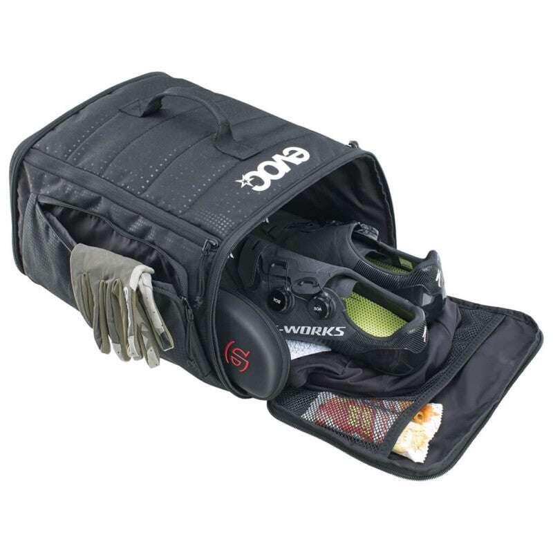 Torba rowerowa podróżna - evoc gear bag 15 - wyściełana, 15 l, steel 2/6