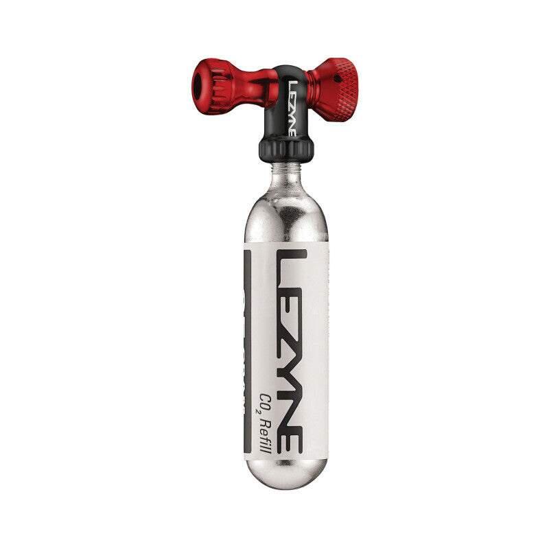 LEZYNE CO2-pomp met regelaandrijving - rood