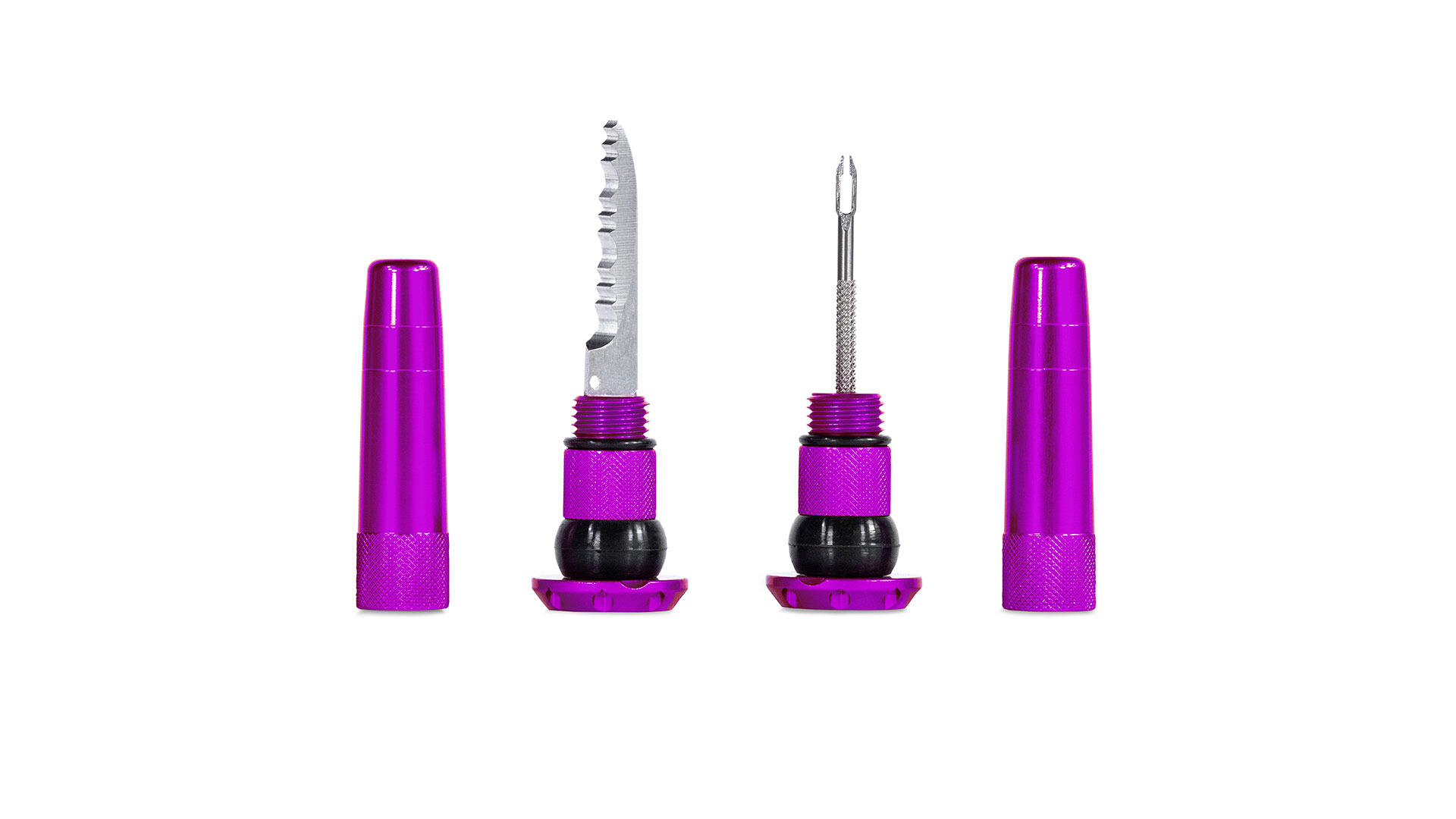 Stealth Tubeless Puncture Plugs Purple 2/5