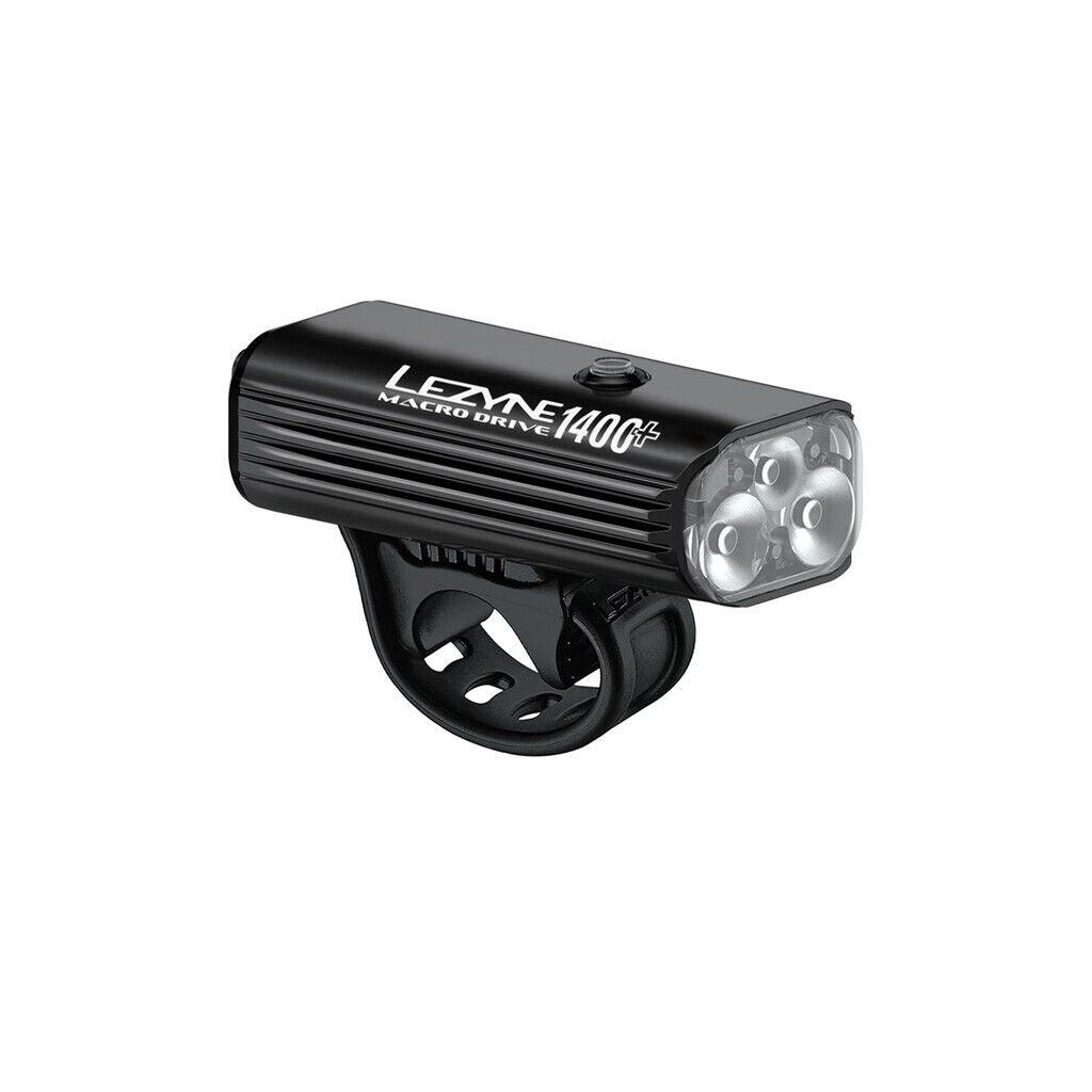 Lezyne - Éclairage De Vélo Avant 1400 Lumens 300 Heures D'Autonomie - Macro Drive Noir - Éclairage Vélo - Noir - Taille Unique - Decathlon